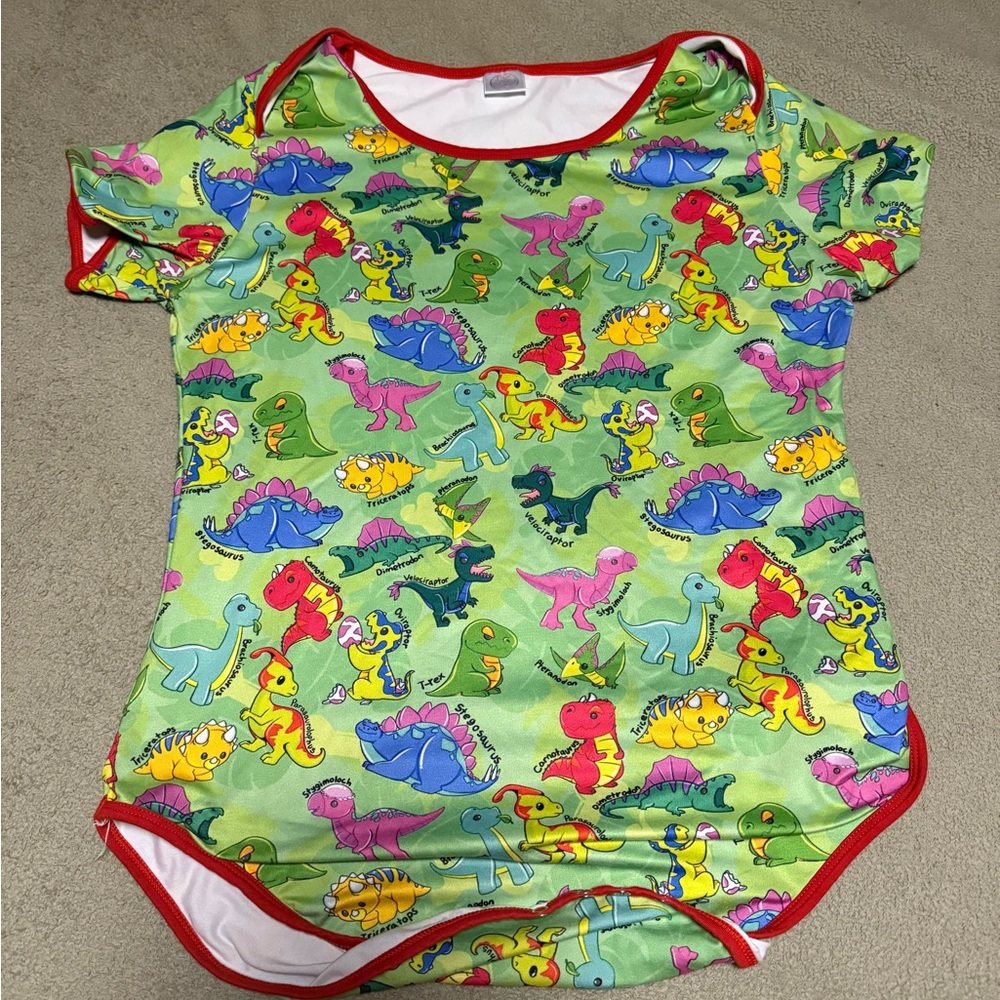 Littles Laboratory Prehistoric Playmates Adult Onesie